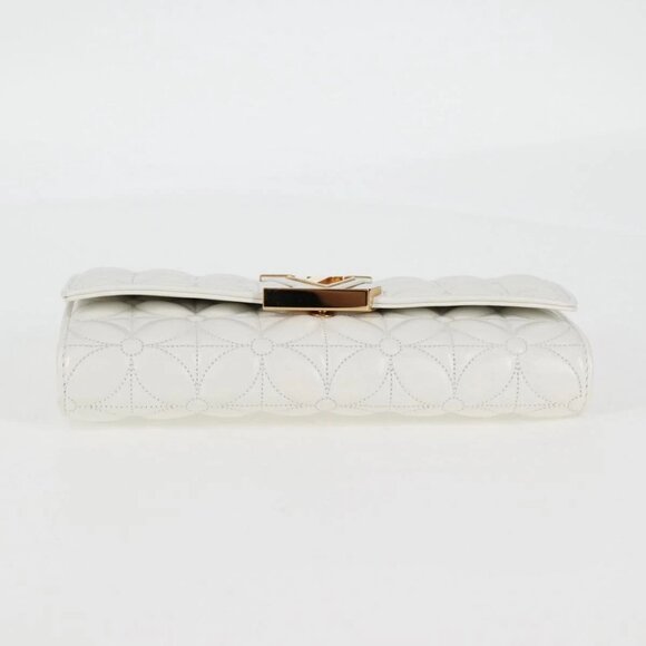 LOUIS VUITTON Flower Portefeuille Capsine Wallet White M11417 LV Auth ac3766SAM - Picture 6 of 16